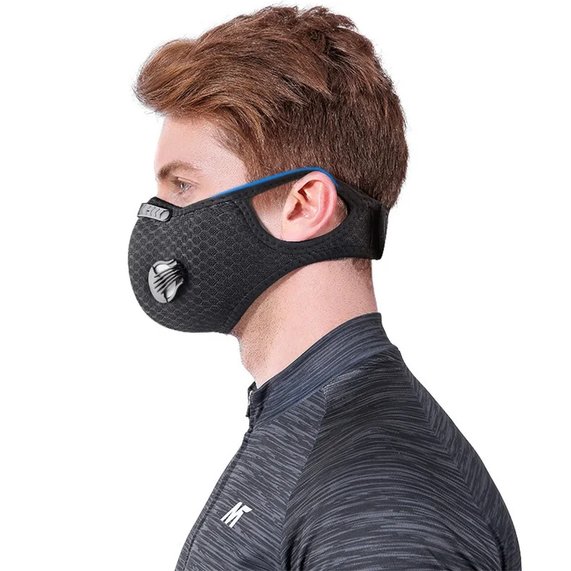 Maschera antipolvere per moto PM2.5 maschera traspirante Unisex antigelo resistente al freddo maschera antivento per sport da ciclismo all'aperto