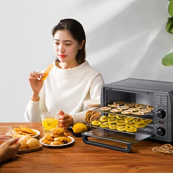 

KONKA Electric Oven Household Baking Small Multifunctional Fruit Dryer 2 Tray Layer Stainless Steel Fruit Dryer for Home Kitchen