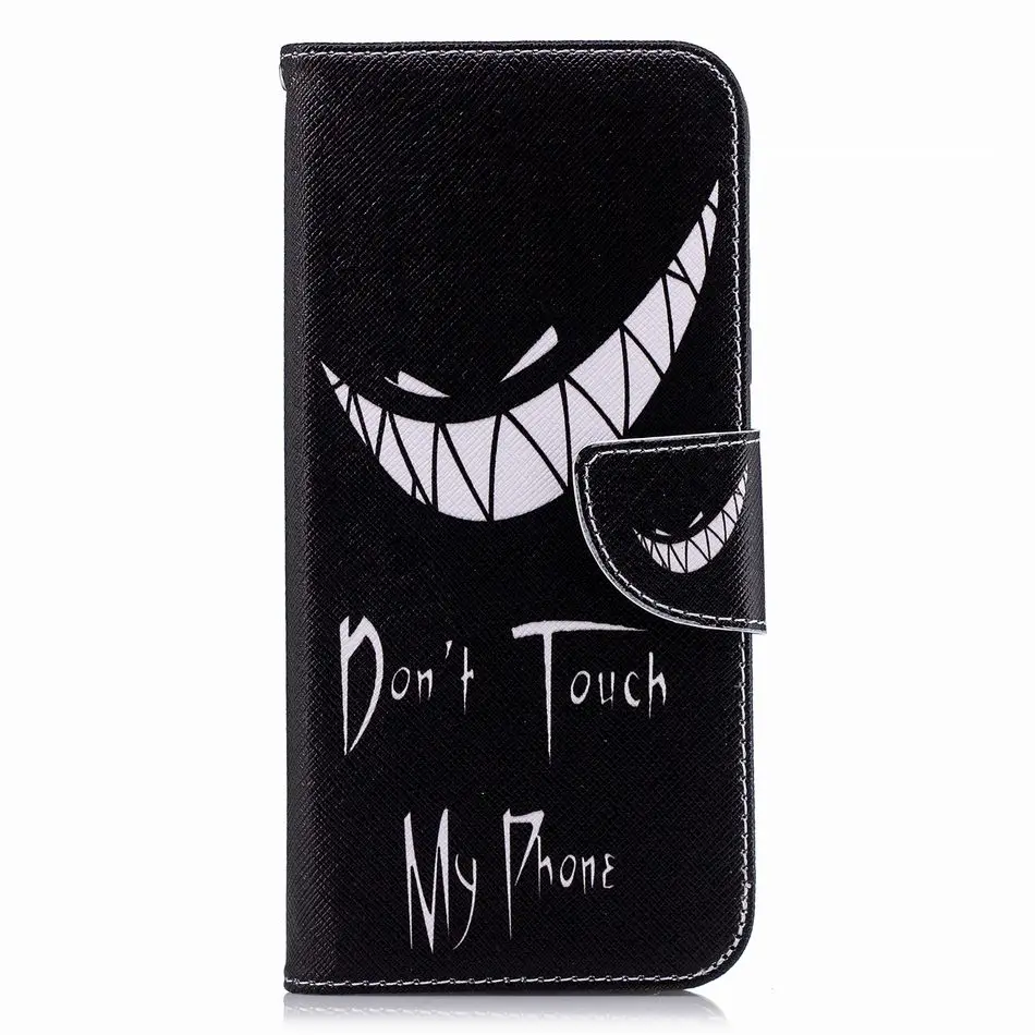 Bad Laugh Fundas Кожаные чехлы Цветной Окрашенные чехол для samsung A6 A8 плюс A3 A5 A7 J2 J3 Pro J4 J6 J5 J7 Note8 P07G - Цвет: Bad Laugh