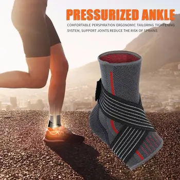 Hot Koop Ankle Brace Bekwame Productie Gym Sport Fitness Unisex Ankle Protector Compressie Voet Ondersteuning Ondersteuning