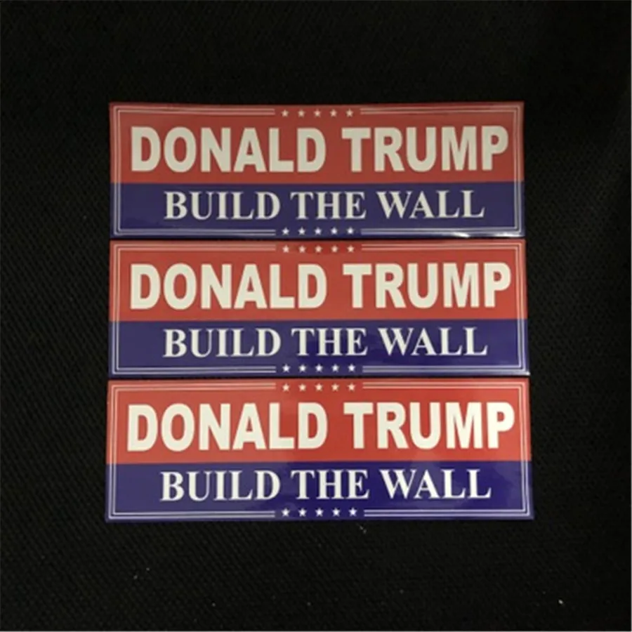 Наклейка на бампер с изображением Дональда Трампа для President. Отличная Модная креативная наклейка на автомобиль в американском стиле. Аксессуары