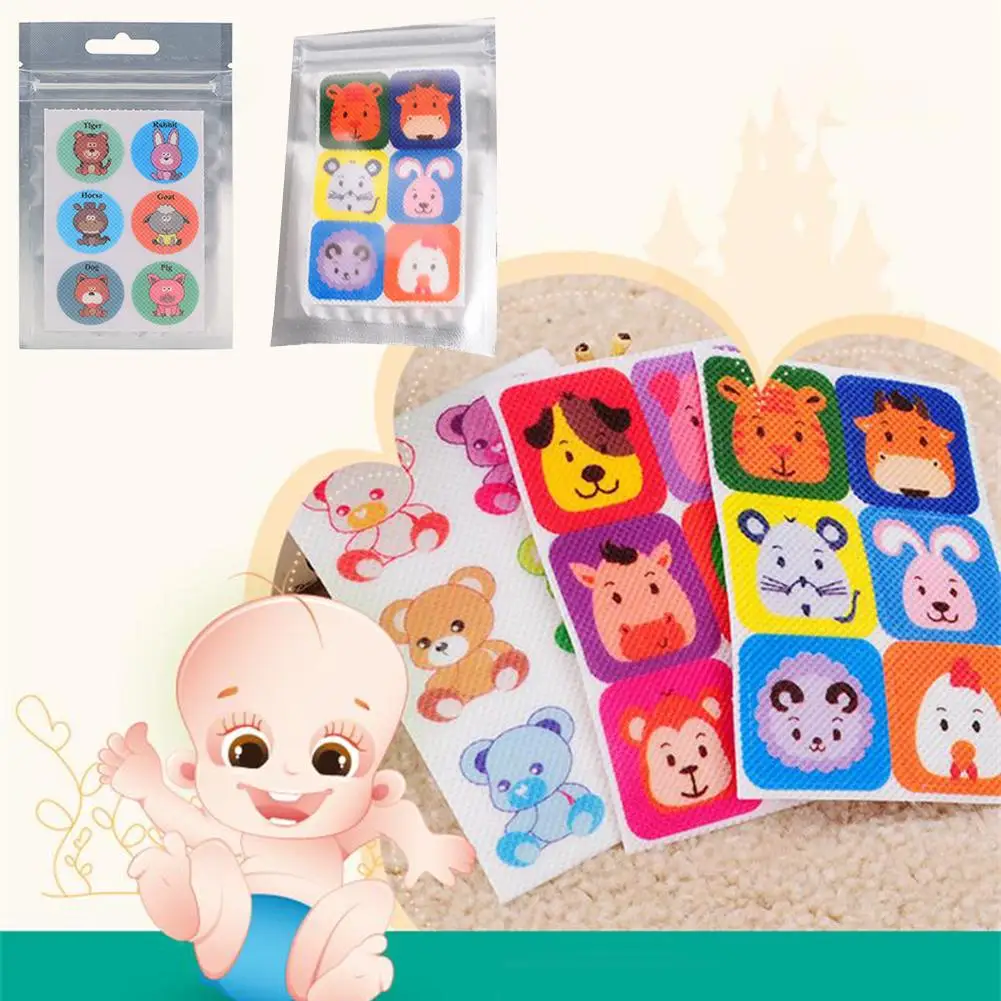 6PCS/Bag Mosquito Repellent Stickers Random Animal Pattern 100% Natural Non Toxic Pure Essential Oil Keeps Insects Far Away Camp | Дом и сад