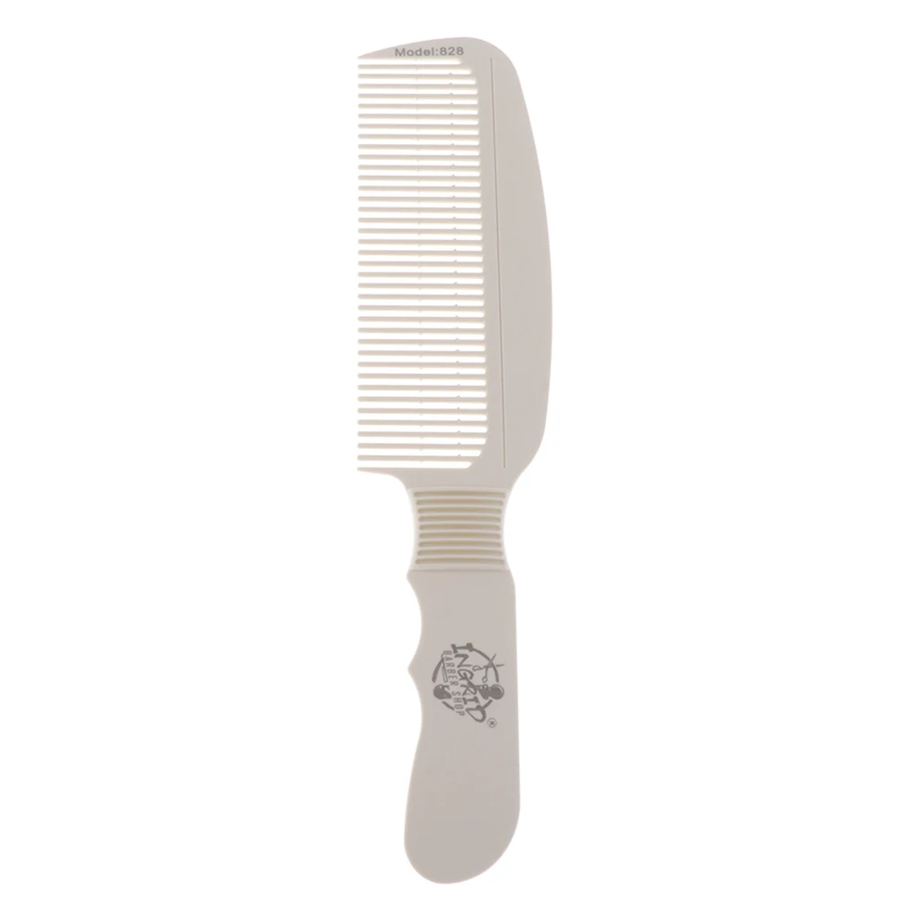 1 Piece Barber Flat Top Clipper Comb For Clipper & Scissor Over Comb Technique, 6 Colors For Choice