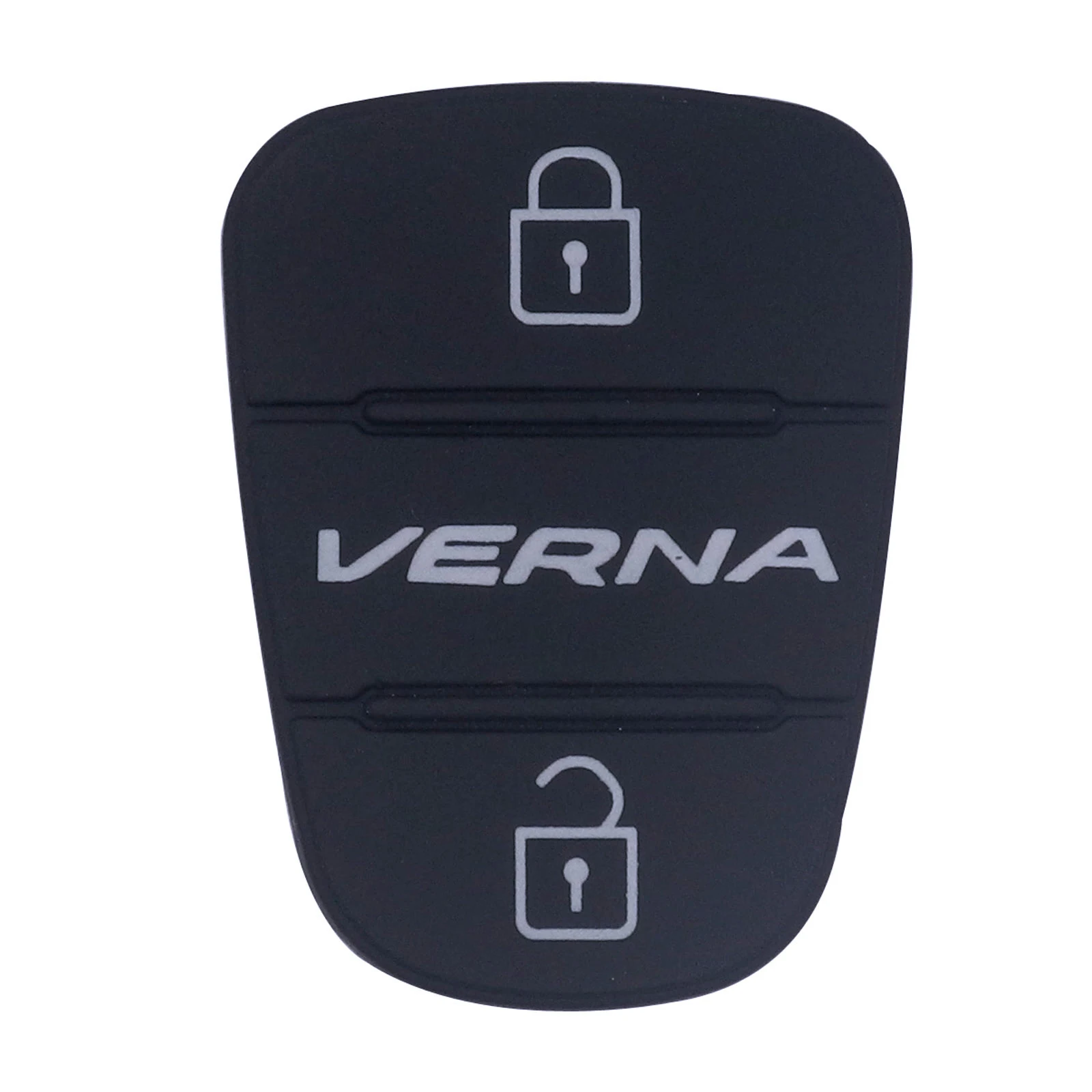 VERNA 50 шт. резиновая 3 кнопки флип силиконовая Кнопка Pad дистанционного ключа автомобиля чехол для Kia Rio Ceed для hyundai - Название цвета: VERNA
