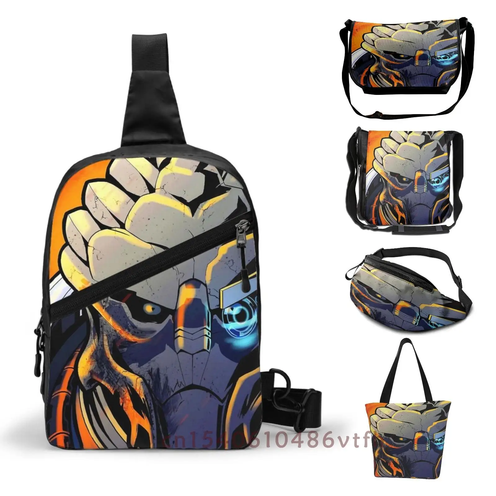 Функциональная нагрудная сумка для мужчин и женщин Garrus Инферно уличная одежда