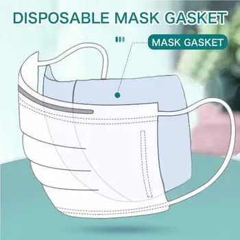 

100Pcs Disposable Dustproof Filter Replacement Non-woven Inner Pad for Face Mask Windproof, dustproof and anti-spitting
