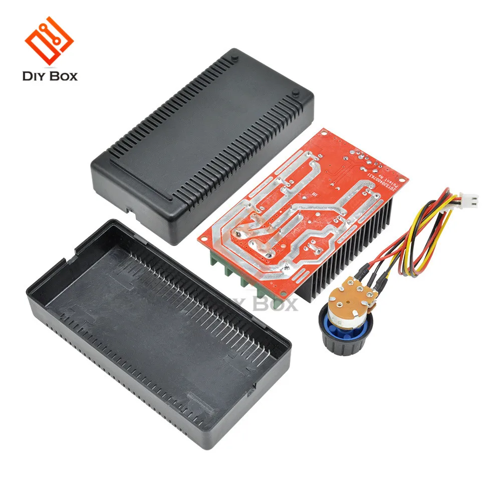 2000W 40A контроллер скорости двигателя постоянного тока DC 12V 24V PWM HHO RC автомобильный вентилятор регулятор скорости регулируемый регулятор мощности мягкий пусковой переключатель