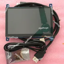 RPi 5,0 дюймов 16,7 М TFT lcd HD HDMI емкостный сенсорный экран для Win7/Win8/Win10 LINUX Android USB CTP интерфейс 800*480