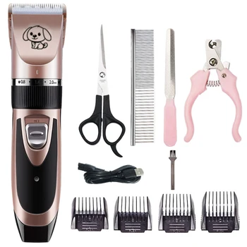 

Pet Hairdressers Tool Portable Low Noise Dog Hair Trimmer Sets Professional Pet Hair Grooming Clipper Kits For Dog Cat Animals 1