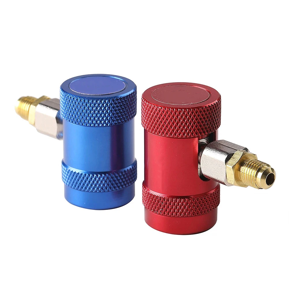 

2PCS Practical R1234YF For Car Refrigerant Safe Auto Professional Adjustable Air Conditioning Replacement Easy Install Adapter