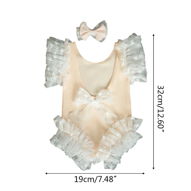 Fashion Cute Newborn Boy Girls Baby Costume Outfits Photography Props Stretchy &Comfortable Photography Lace Clothing baby floral clothing set