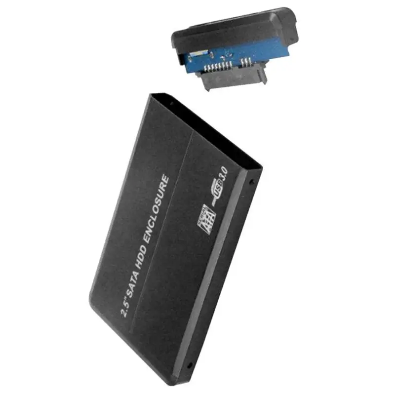 2.5 inch USB 3.0 SATA Hard Drive Case 5Gbps Portable SSD Disk External HDD Box for Windows SE/ME/2000/XP/Vista/7, Mac
