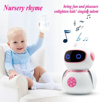 

EKSLEN Intelligent Robot Early Education Machine Smart Children AI Voice Interaction Robot Wifi Toy Baby Learning Story Machine
