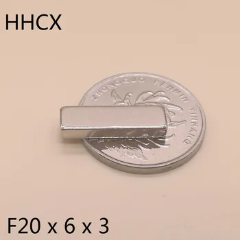 

10 20 50 pcs/lot Magnet 20x6x3 N35 NdFeB Magnet 20*6*3 Magnets 20 X 6 X 3