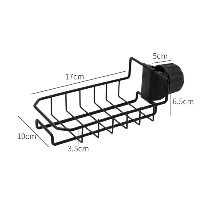 Kitchen Sink Faucet Drain Rack Sponge Soap Cloth Storage Organizer Holder Shelf MDJ998