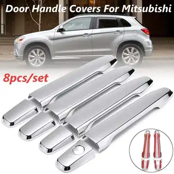 

For Mitsubishi Outlander Sport Lancer Sedan Evo ASX 1 Set ABS Chromed Car Exterior Door Handle Cover Trim Styling