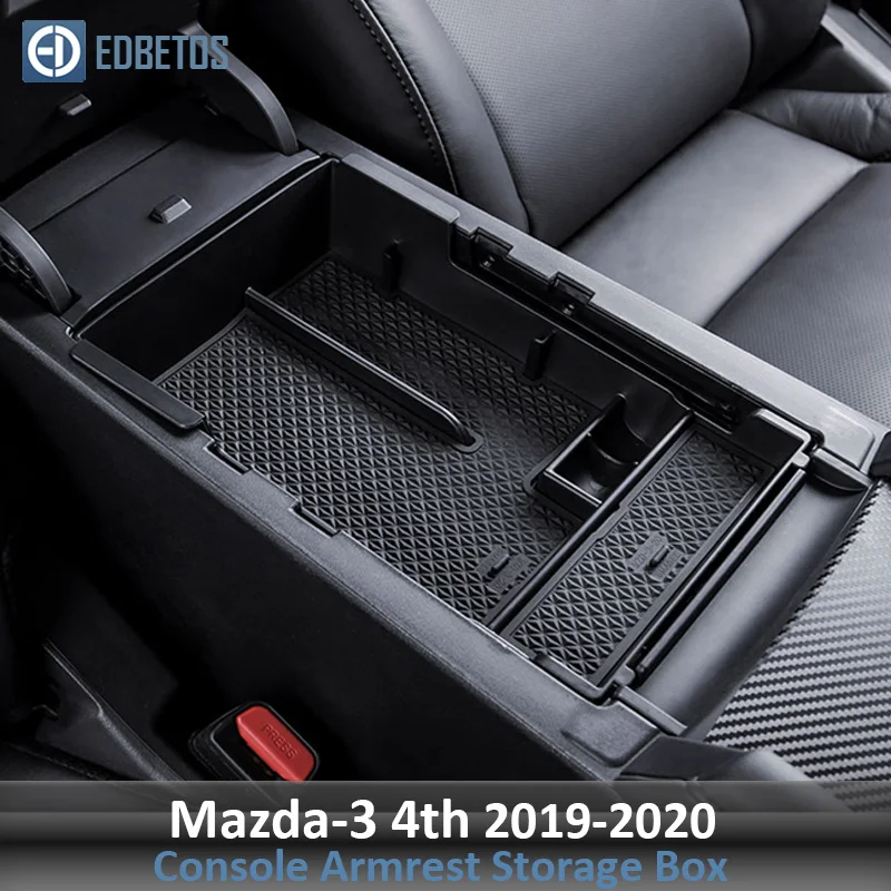 AB085 Подлокотник для хранения перчаток для Mazda 3- центральная консоль Органайзер лоток Mazda 3 аксессуары для интерьера вторичное хранение - Название цвета: AB085