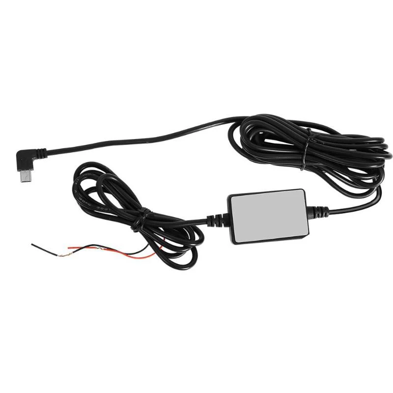

3M Mini Usb Hard Wired Car Power Charger Cable 12V To 5V Inverter Converter Right Angle For Dvr Recorder Camera Gps