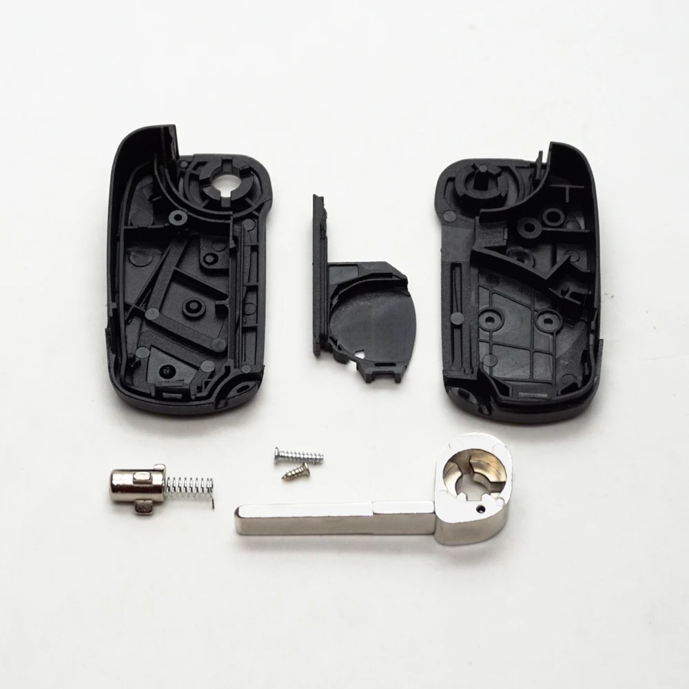 Cocolockey Replacement Flip Car Key Shell for Ford KA MK2 Remote Fob 3 Button 2008 -