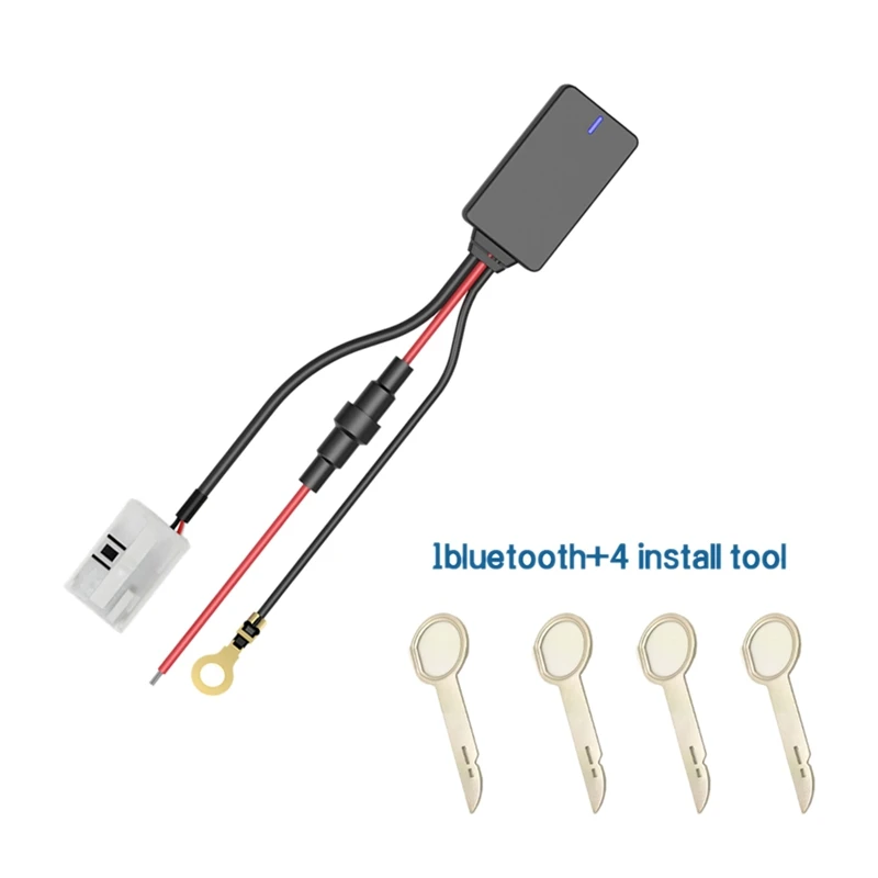 12Pin 12V Bluetooth адаптер Aux кабель для Benz W169 W245 W203 W209 W164 W221 громкой связи Bluetooth гарнитура для Беспроводной авто Bluetooth 4,0 автомобильный комплект