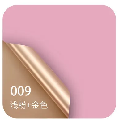60cm/45cm 20PCS 2 color Flower Paper Packaging Gift Waterproof Double-sided Color Florist Wrapping Paper Flower Bouquet Supplies 039