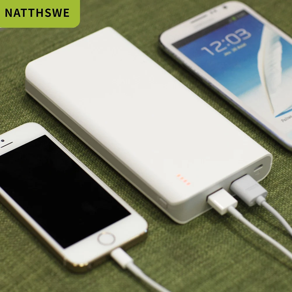 NATTHSWE 20000 mAh power Bank PD Быстрая зарядка 3,0 20000 mAh power bank для Xiaomi Mi 9 портативный внешний аккумулятор