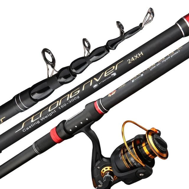 Telescopic Fishing Rod Reel Combo  Carp Fishing Rods Reel Combos