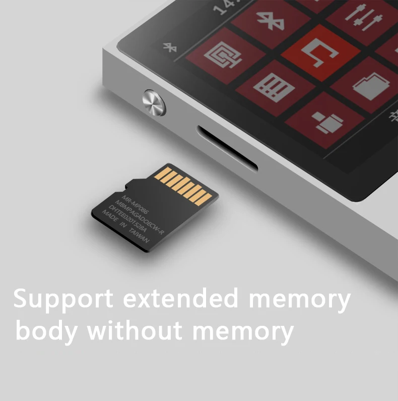 CooToo T6 Bluetooth MP3-плеер с экраном мини DSD без потерь жесткое решение HiFi Звук Поддержка TF карты расширения