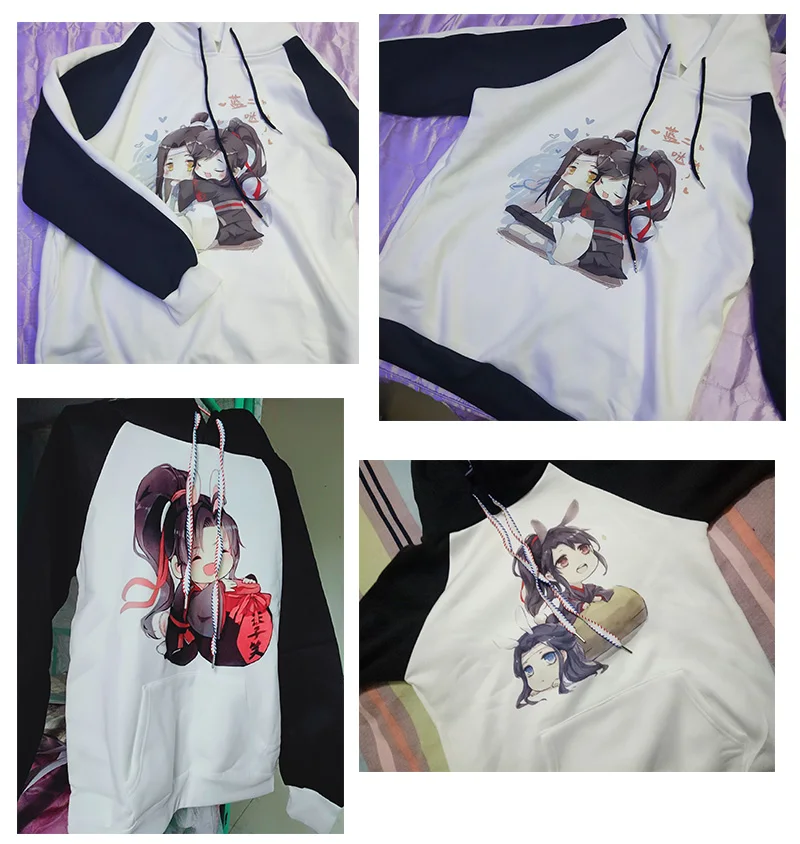 Аниме Mo Dao Zu Shi Косплей Wei WuXian Lan WangJi BL зимнее Теплое повседневное пальто унисекс толстовки ChenQingLing Толстовка