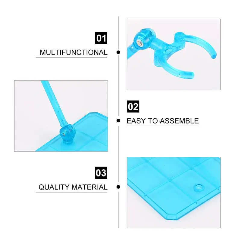 5pcs Model Figure Support Action Figure Base Suitable Display Stand Bracket For 1/144 Model Figure