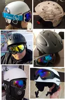 Professional CE Certification PC+EPS Adult Ski Helmet Men Women Skating Skateboard Snowboard Snow Sports Helmets with Goggles 2