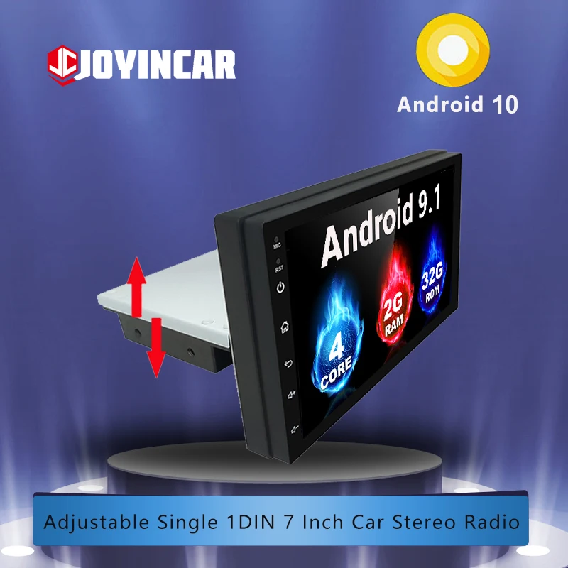 

JOYINCAR Autoradio 1 din Car Radio Android 10 Universal Car GPS 7 inch Touch Screen Car Multimedia Player Mirror Link WIFI BT