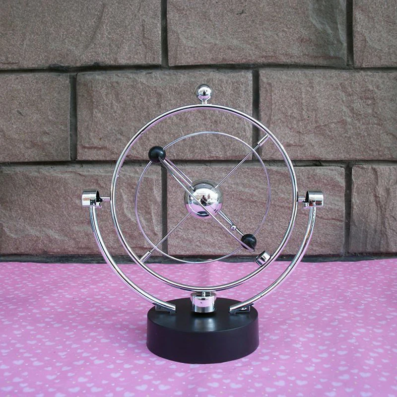 Kinetic Orbital Revolving Gadget Perpetual Motion Desk Office Art Decor Toy Gift L4MD