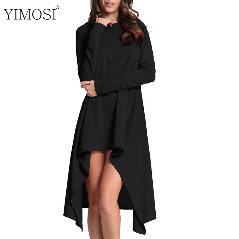 

Autumn Women Hoodies Sweatshirt Lady Irregular Tops 2019 Casual Long Sleeve Tracksuit Tops Long Hoody Pullovers