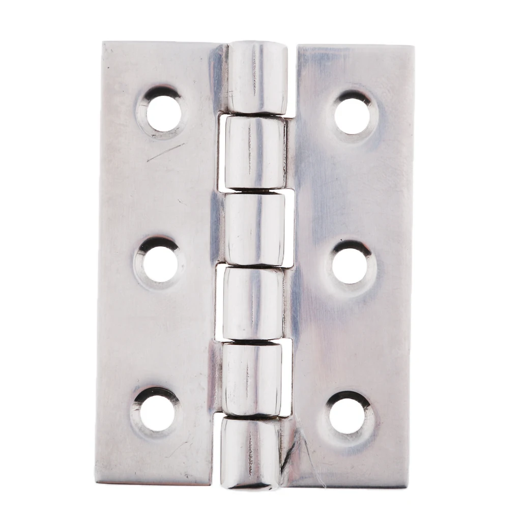 Marine Boat Stainless Steel 316 Polished Cabinet Deck Door Hinge 60 x 42mm