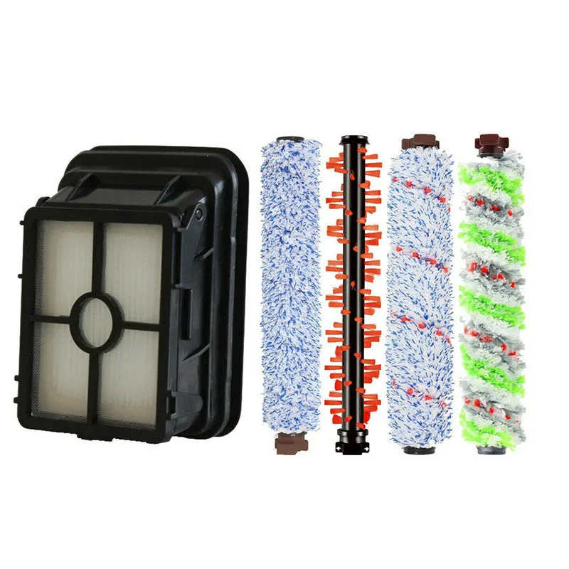 

5Pcs Main Brush Roller & Hepa Filter For Bissell Crosswave1866 1868 1926 1785