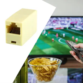 

NST-RJ45-J High Performance Network Modular Plug For PC Laptop Cable Contact LAN Ethernet Splitter Connector Adapter