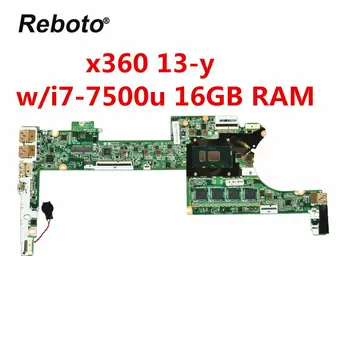 

906722-601 For ENVY X360 13-y Laptop Motherboard With i7-7500u CPU 16GB RAM DAY0DPMBAF0 906722-501 100% Tested Fast Ship
