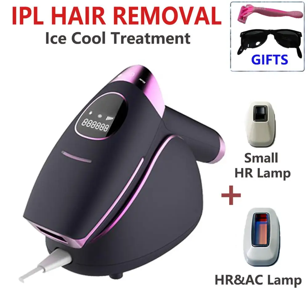 

Painless Beauty IPL Hair Removal Device,0.7s Laser ICE Cooling Treatment Permanent Hair Removal System For Woman And Man