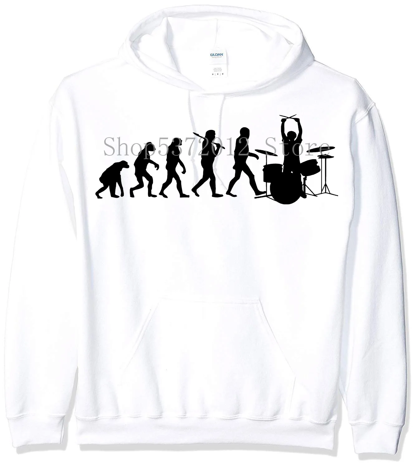 Эволюция барабанщика мужские забавные барабанные толстовки свитер низкая цена