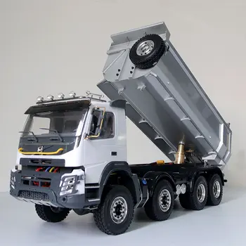 

JDM RC Model 1/14 VOLVO Dumper Truck with ESC Motor Servo Remote Control without Sound Light Battery