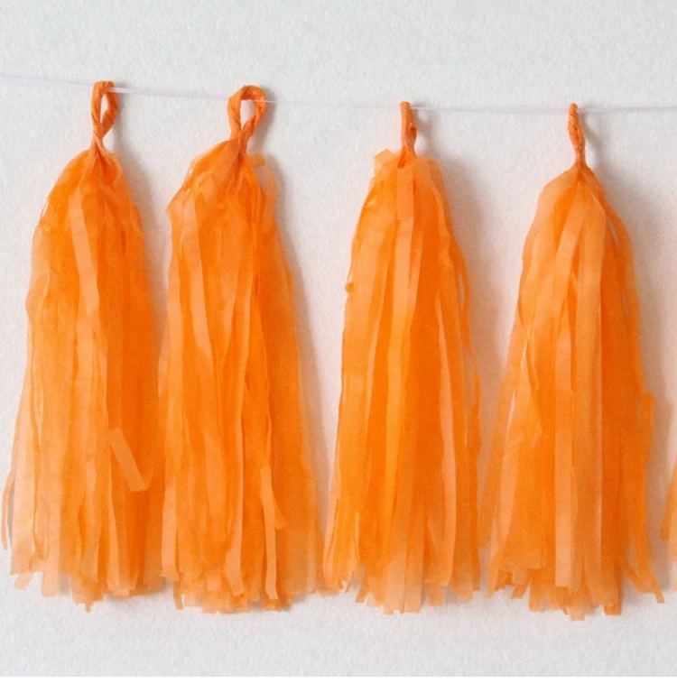 5pcs tassel style 11 Fengrise Свадебные Бумажные цветы с кисточками и помпонами, гирлянда, воздушный шар, лента для детского душа, Детские декоративные аксессуары для вечеринок - Цвет: 5pcs tassel style 11