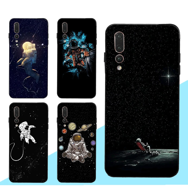 Чехол с изображением космонавта для Huawei Honor 20 9 10 Lite 10i 7A Pro 7C 8A 8C 8S 8X 9X Y7 Y9 Y6 2019 Nova 5T |