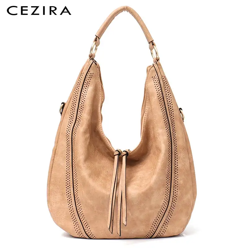 CEZIRA новые модные женские сумки мягкие на плечо из искусственной кожи