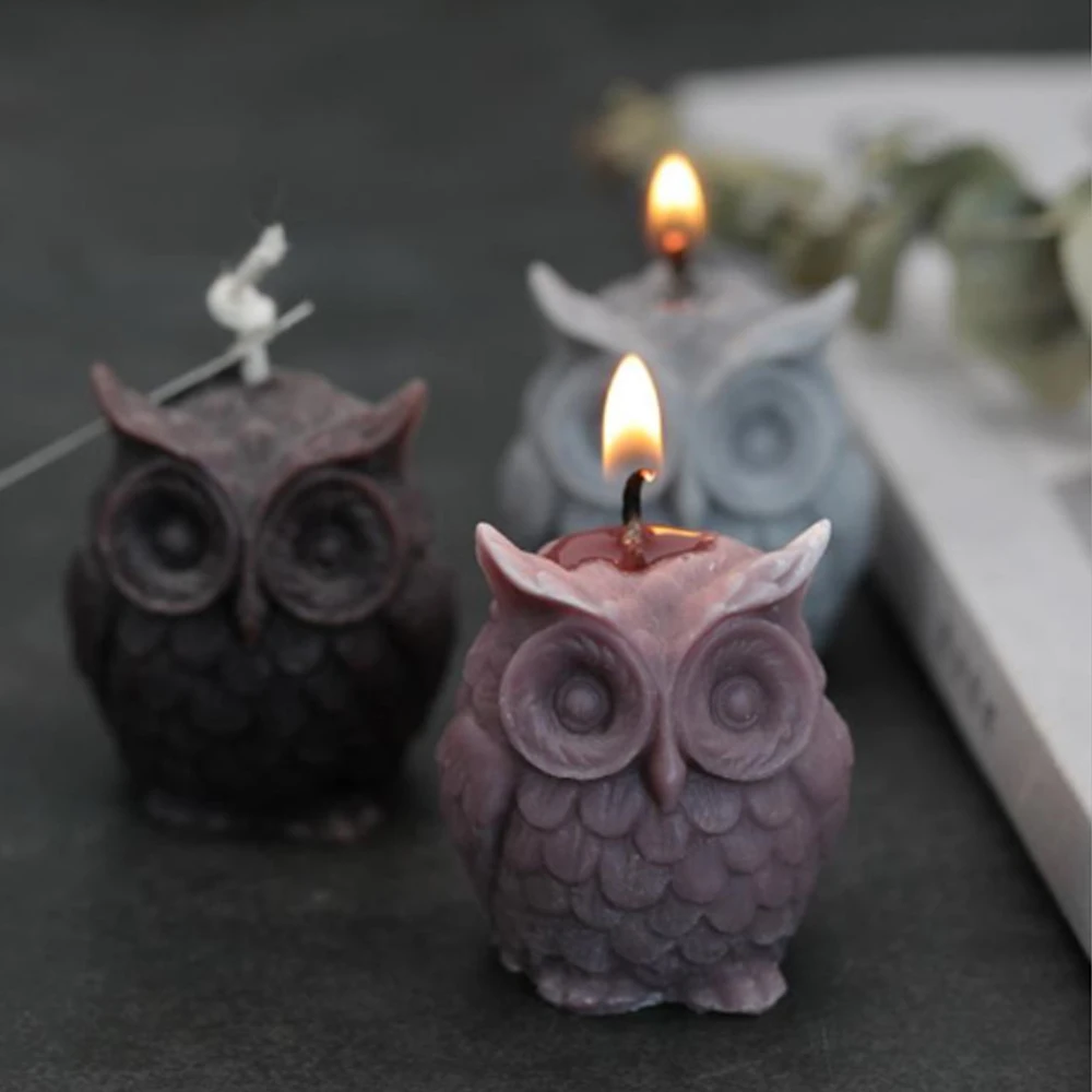 DIY формы совы силиконовые для изготовление мыла свеч|Формы свечей| |