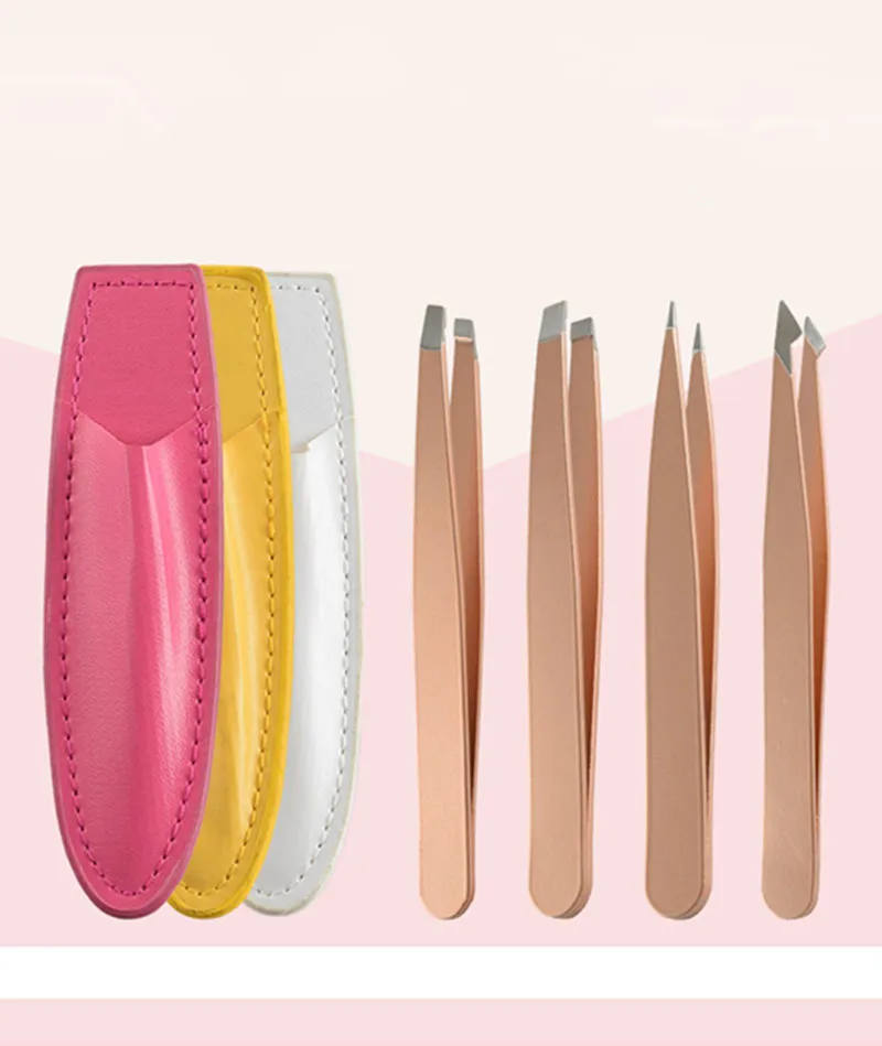 

1PC Eyebrow Tweezer Hair Beauty Slanted Puller Stainless Steel Eye Brow Clips Makeup Tool Brand New