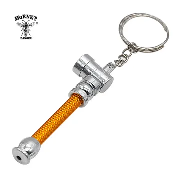 

HORNET Smoking Pipe Mini Cute Keychain Aluminum Metal Smoking Pipe Portable Tobacco Pipes Smoking Accessories
