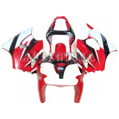 Полный обтекатели для Кавасаки ZX6R ZX-6R 2000 2001 2002 00 01 ABS пластиковые детали для мотоцикла тела Наборы блеск для губ красный, черный и белый