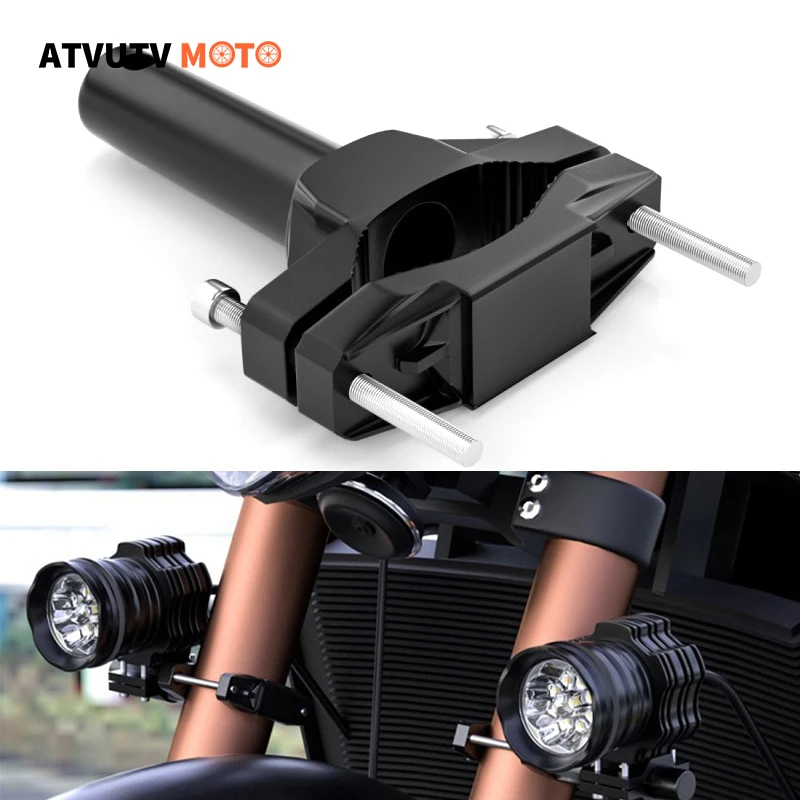 1Pcs Staffa Per Fendinebbia Per Moto Supporto Per Supporto Per Faro Supporto Per Prolunga Supporto Per Lampada Fisso Per La Maggior Parte Delle Moto