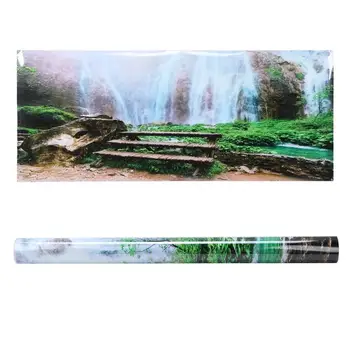 

Fish Tank Decoration Background Poster Decorative Painting PVC Sticker Landscape Image for Aquarium Fish Tank